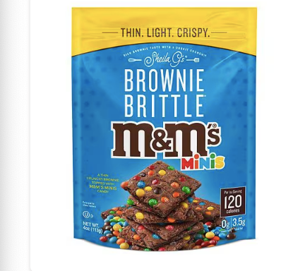 M&M'S en miniatura , crujientes y brownies , 4,0 oz A23