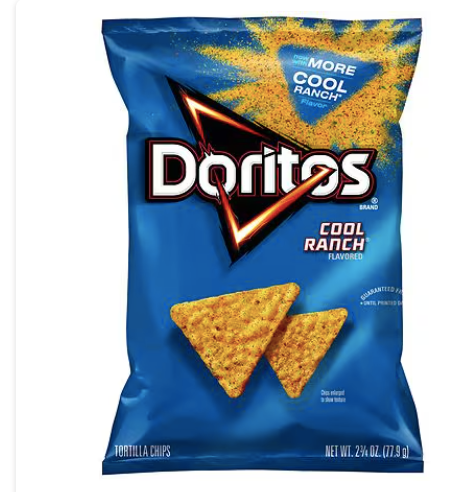 Doritos Tortilla Chips Cool Ranch , 2,75 oz a23