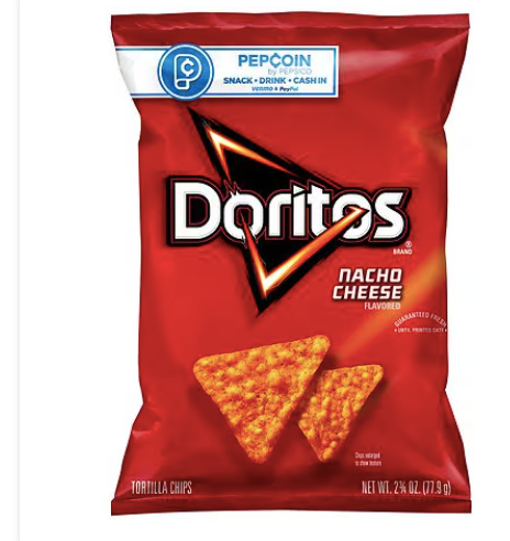 Doritos Tortilla Chips Nacho Queso , 2,75 OZ a23