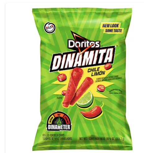 Tortillas Doritos enrolladas sabor chile limón , 10,75 oz a23