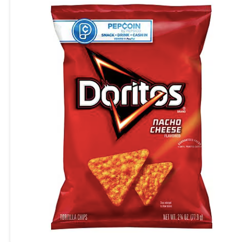 Doritos Tortilla Chips Nacho Queso , 2,75 OZ a23