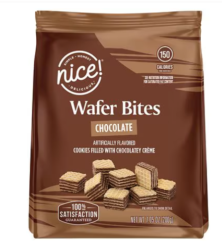 ¡Qué rico! Bocaditos de galleta de chocolate , 7,05 oz a23