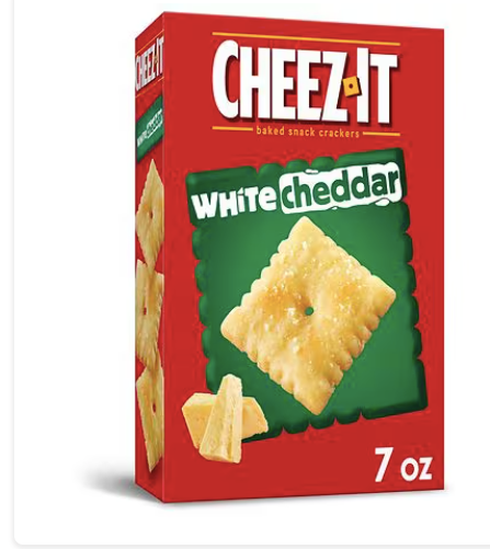 Galletas de queso Cheez-It con sabor a cheddar blanco , 7,0 oz a23