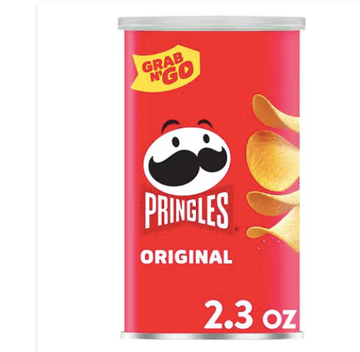 Patatas fritas Pringles originales , 2,3 ozv a23