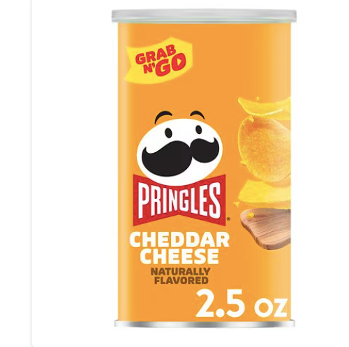 Patatas fritas Pringles con queso cheddar , 2,5 oz a23