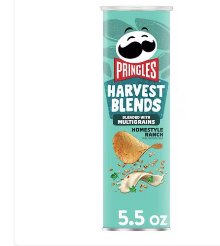 Patatas fritas Pringles estilo rancho , 5,5 oz a23