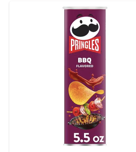 Patatas fritas Pringles con salsa barbacoa , 5,5 oz a23