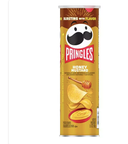 Patatas fritas Pringles con mostaza y miel , 5,5 oz a23