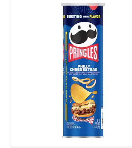 Patatas fritas Pringles Philly Cheesesteak , 5,5 oz a23