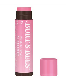 Bálsamo labial tintado de Burt's Bees, cuidado labial de origen natural, hibisco, 0,15 oz a23