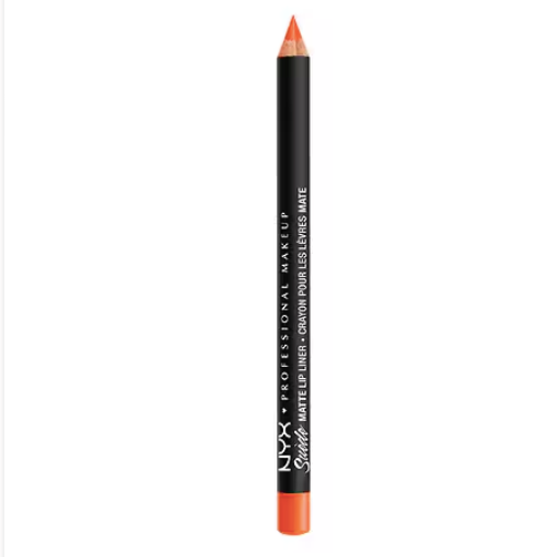 NYX Professional Makeup Suede Matte Lip Liner, Orange County, 0.03 oz a23
