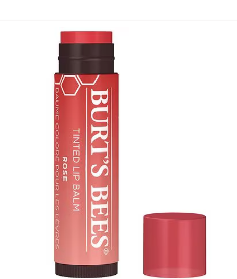 Bálsamo labial tintado de Burt's Bees, cuidado labial de origen natural, hibisco, 0,15 oz a23