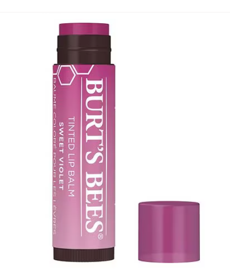 Bálsamo labial tintado de Burt's Bees, cuidado labial de origen natural, hibisco, 0,15 oz a23