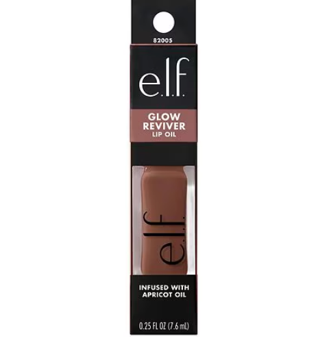 e.l.f. Aceite labial Glow Reviver, fijación de coral, 0,25 onzas líquidas a23