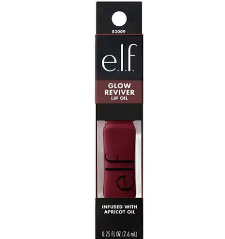e.l.f. Aceite labial Glow Reviver, fijación de coral, 0,25 onzas líquidas a23
