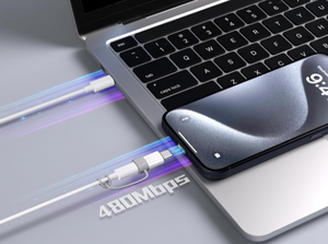Paquete de 4 adaptadores Lightning a USB C para iPhone 15/16  a24