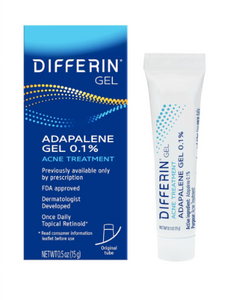 Differin Adapalene Gel 0.1% Tratamiento acné, 0.03 oz a24