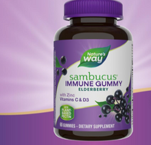 Cargar imagen en el visor de la galería, Sambucus Elderberry Gummies Suplementos Herbales, a24

