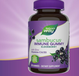 Sambucus Elderberry Gummies Suplementos Herbales, a24