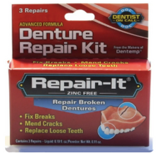 Cargar imagen en el visor de la galería, Kit de Reparación de Dentaduras Postizas de Fórmula Avanzada 3 Unidades
