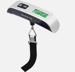 Báscula electrónica portátil para equipaje colgante, digital, LCD, para viajes, 50 kg/10 g
