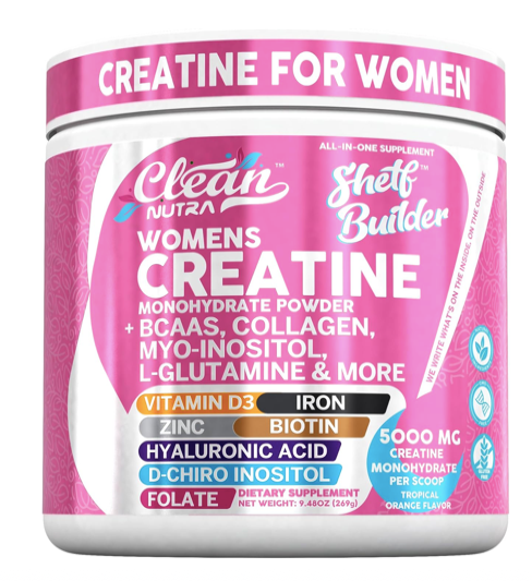 Creatina para mujer | Monohidrato de creatina + polvo BCAA