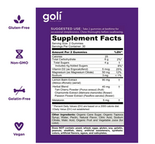 Cargar imagen en el visor de la galería, Goli Dreamy Sleep Gummies Nutrition Bálsamo de Limón y Botánicos, 60 Unidades
