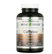 Cargar imagen en el visor de la galería, Amazing Formulas Cafeína 200 Mg 240 Cápsulas
