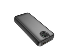 Cargar imagen en el visor de la galería, GreenOE Cargador Portátil 20000mAh, Banco de Energía de Carga Rápida de 22,5 W, Batería de Repuesto para Teléfono Celular con 5 Salidas y 2 Entradas para iPhone 16/15 Plus/15 Pro Max, Samsung Galaxy y Más, Negro Perla
