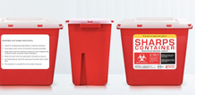Cargar imagen en el visor de la galería, Contenedor para objetos punzantes grande – Contenedores para objetos punzantes para uso doméstico y laboratorios
