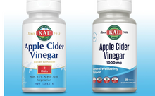 Cargar imagen en el visor de la galería, KAL Cápsulas de vinagre de sidra de manzana, 500 mg, 120 unidades
