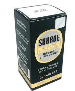 Sukrol, te ayudará mejorar tu salud física, mental y concentración, 100 Tabletas
