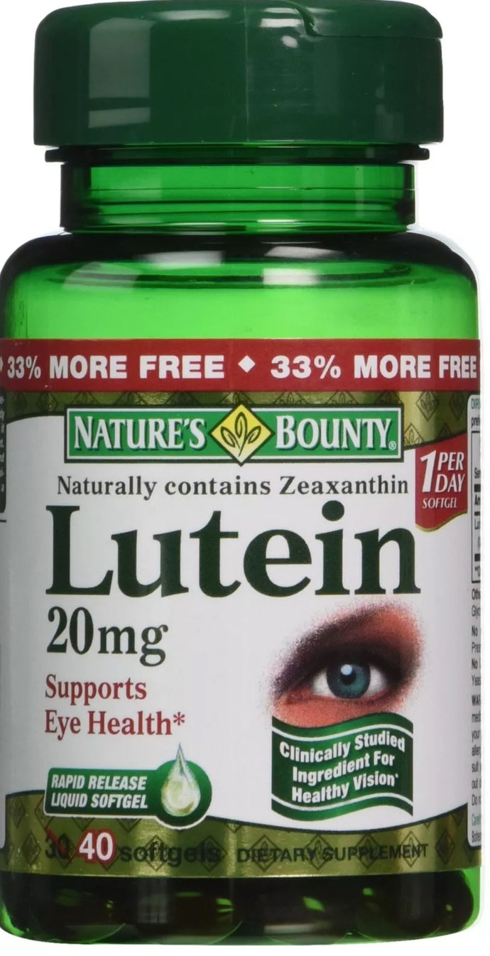Luteína, para la salud ocular