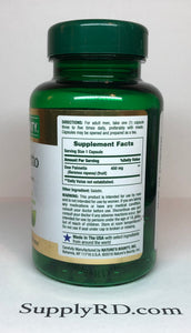 Saw Palmetto palma enana 450 mg, 100 capsulas