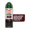 OFF! Sportsmen Protección Duradera contra Garrapatas 25% Deet Repelente de Insectos IV Aerosol, 6 oz