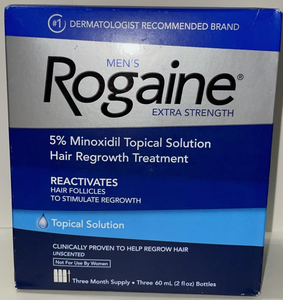 Rogaine Hombres- Tratamiento de 5% de minoxidil para el crecimiento del cabello