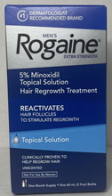 Cargar imagen en el visor de la galería, Rogaine Hombres- Tratamiento de 5% de minoxidil para el crecimiento del cabello
