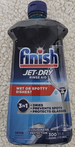 Finish- Agente de enjuague y agente secante para lavavajillas