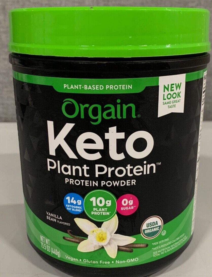 Proteína en polvo cetogénica a base de plantas