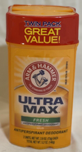 Cargar imagen en el visor de la galería, Arm &amp; Hammer, Ultramax, antitranspirante y desodorante sin perfume, 2.6 onzas
