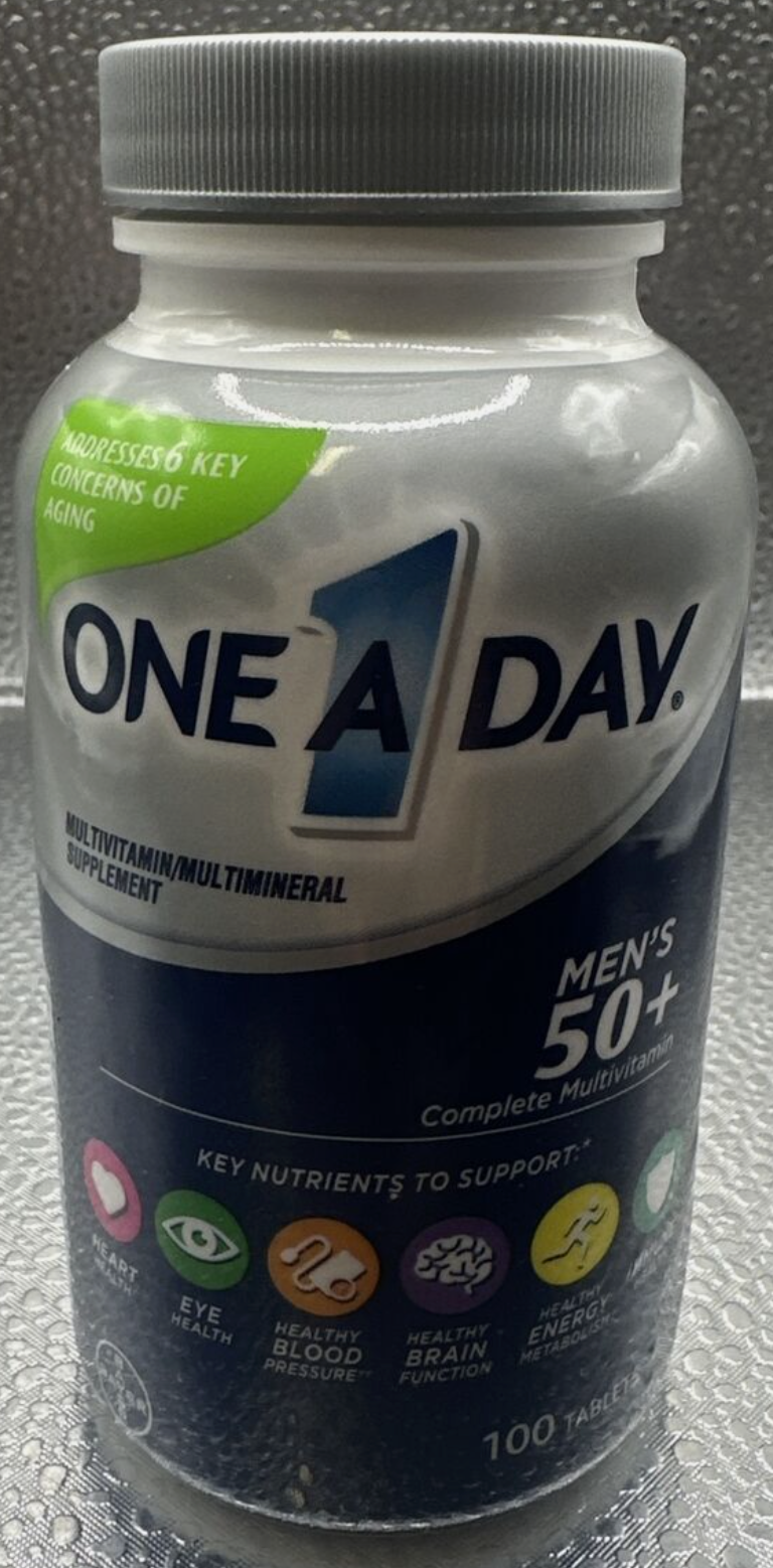 One-A-Day multivitamina para hombres mayores de 50 años