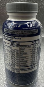 One-A-Day multivitamina para hombres mayores de 50 años