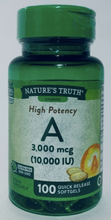 Cargar imagen en el visor de la galería, Vitamina A 3.000 mcg- para la vision.
