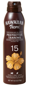 Protector solar SPF 15 bronceado en aerosol de aceite seco, 6 onzas