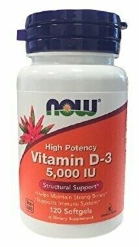Vitamina D3 extra fuerte 5000 UI para huesos, dientes, músculo e inmunidad, 120 cápsulas