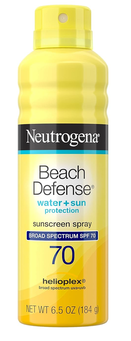 Protección solar de playa, de Neutrogena, Spray SPF 70