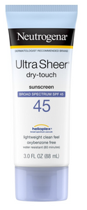 Neutrogena Protector solar para la cara y el cuerpo SPF 45, 3 oz Exp. 2027+