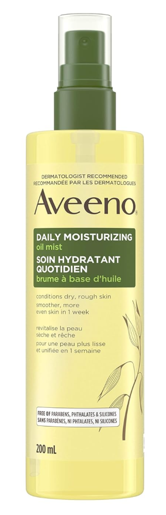 Aveeno spray de aceite corporal seco hidratante diario 6.7oz