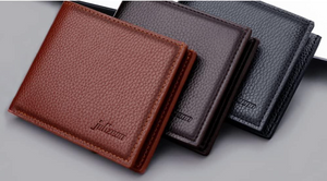 Cartera de bolsillo frontal delgada para hombre