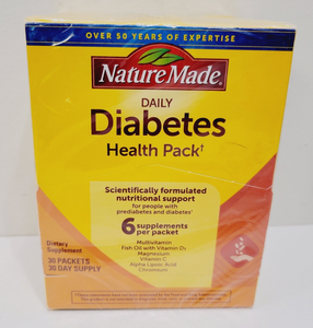 Paquete diario de salud para la diabetes 30 paquetes